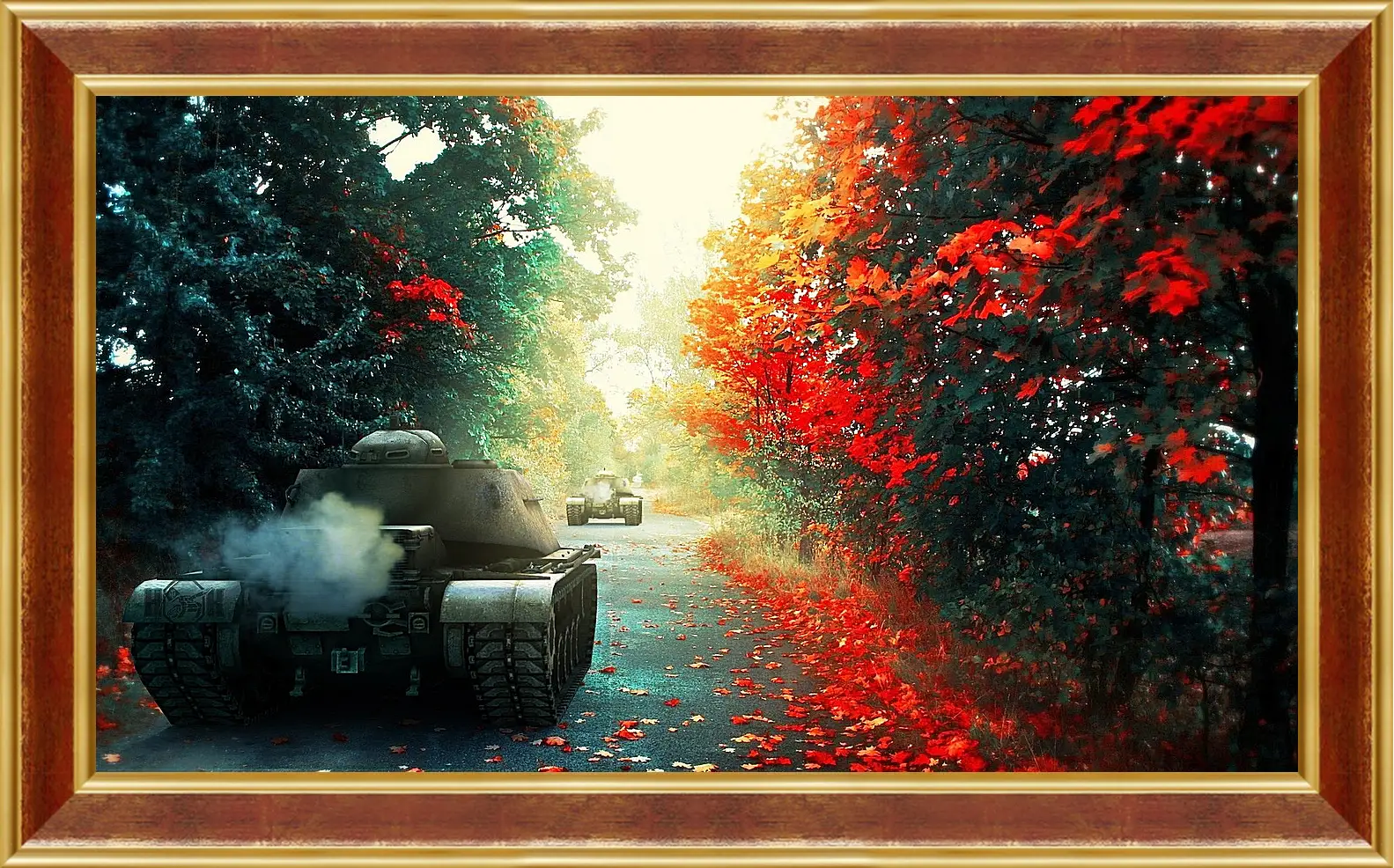 Картина в раме - World Of Tanks