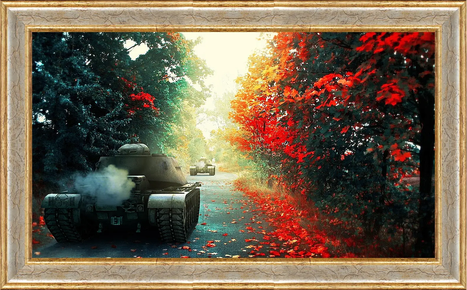 Картина в раме - World Of Tanks