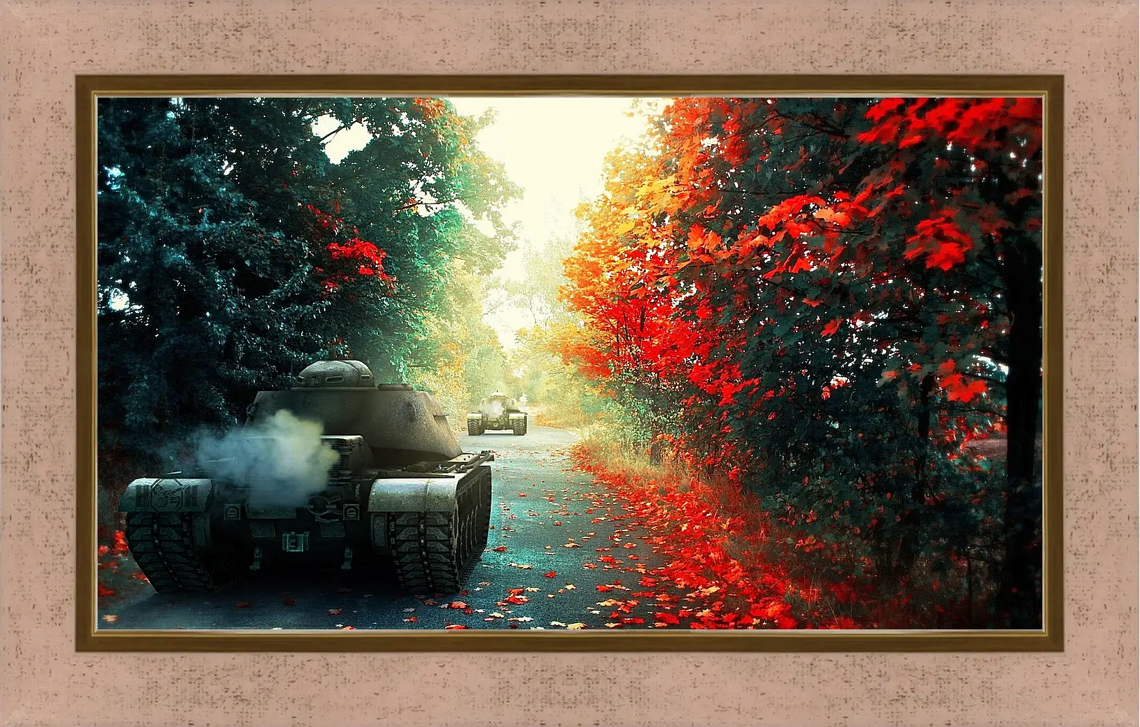 Картина в раме - World Of Tanks