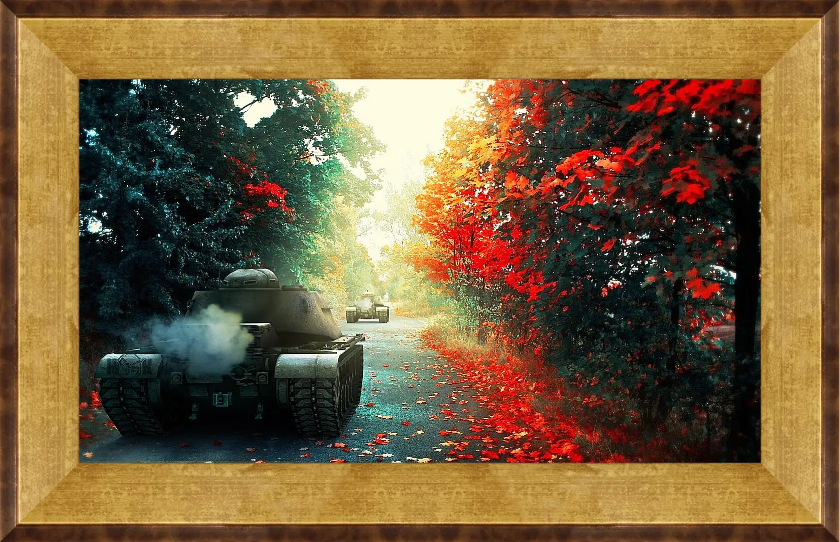 Картина в раме - World Of Tanks