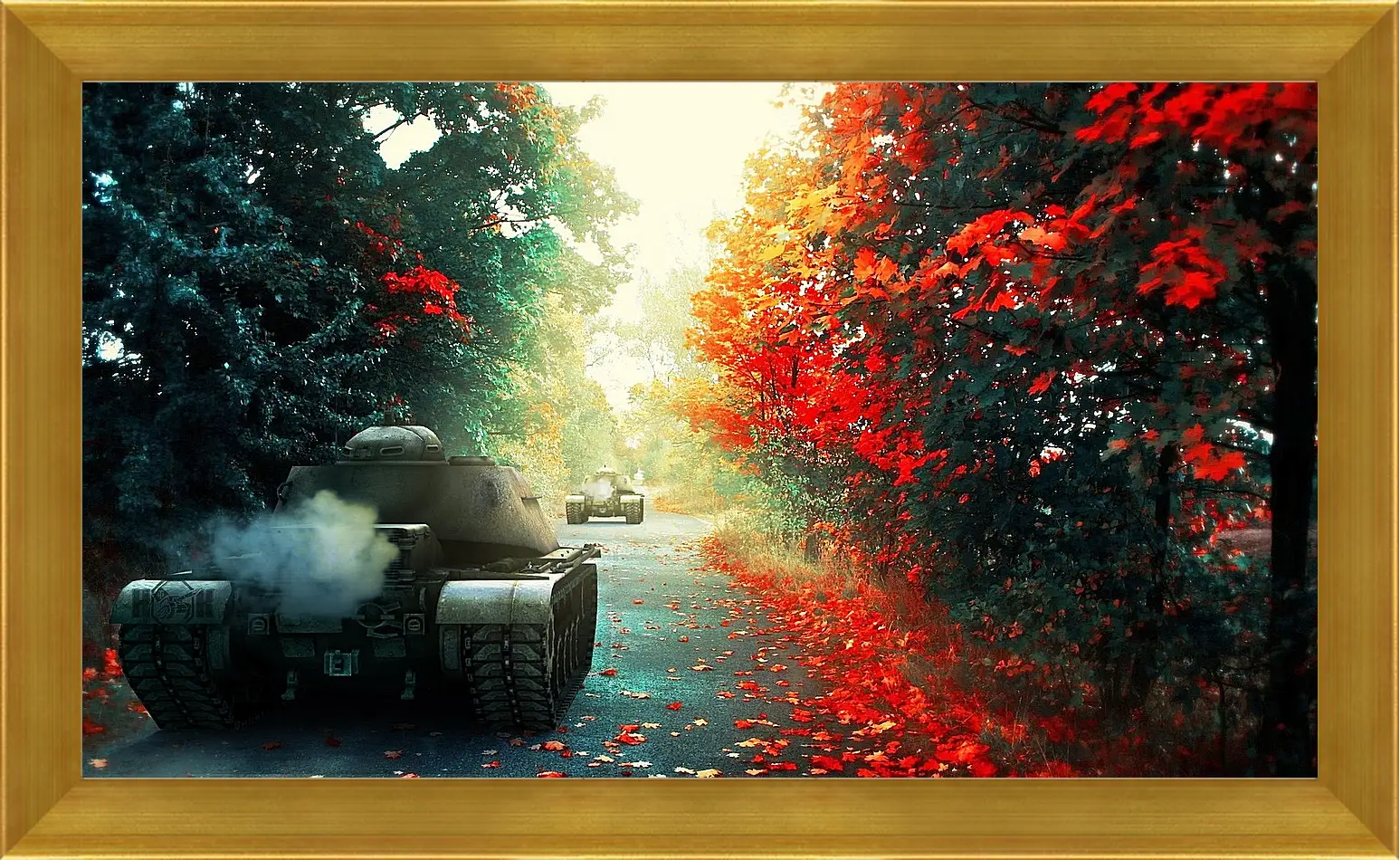 Картина в раме - World Of Tanks