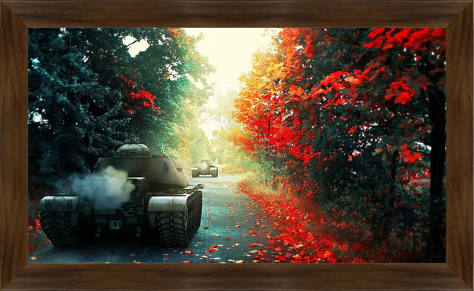 Картина в раме - World Of Tanks