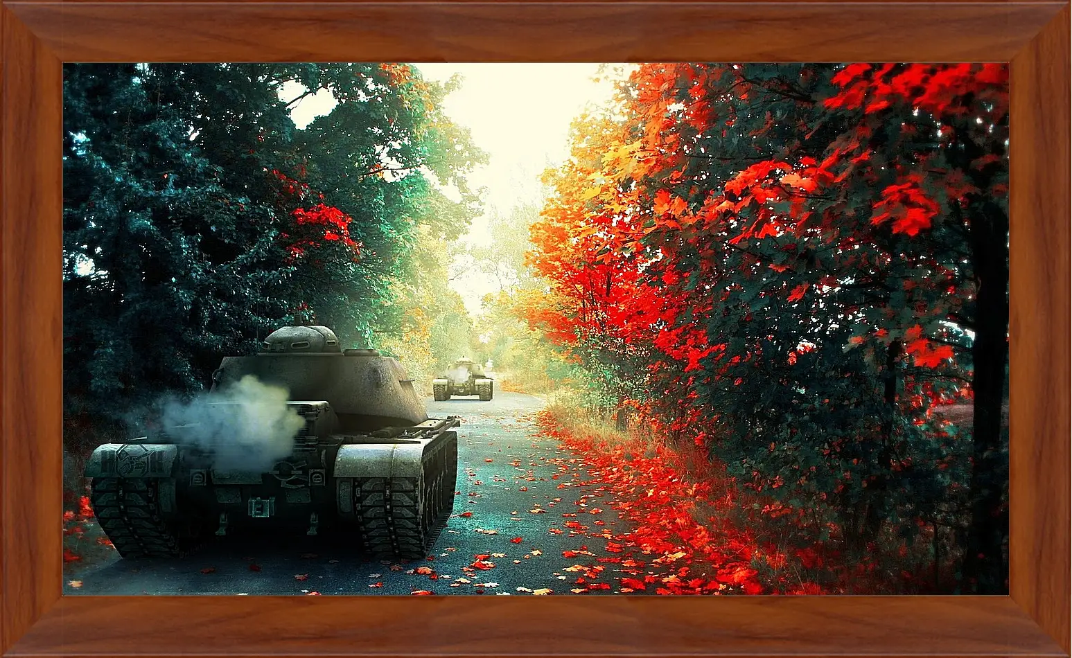 Картина в раме - World Of Tanks