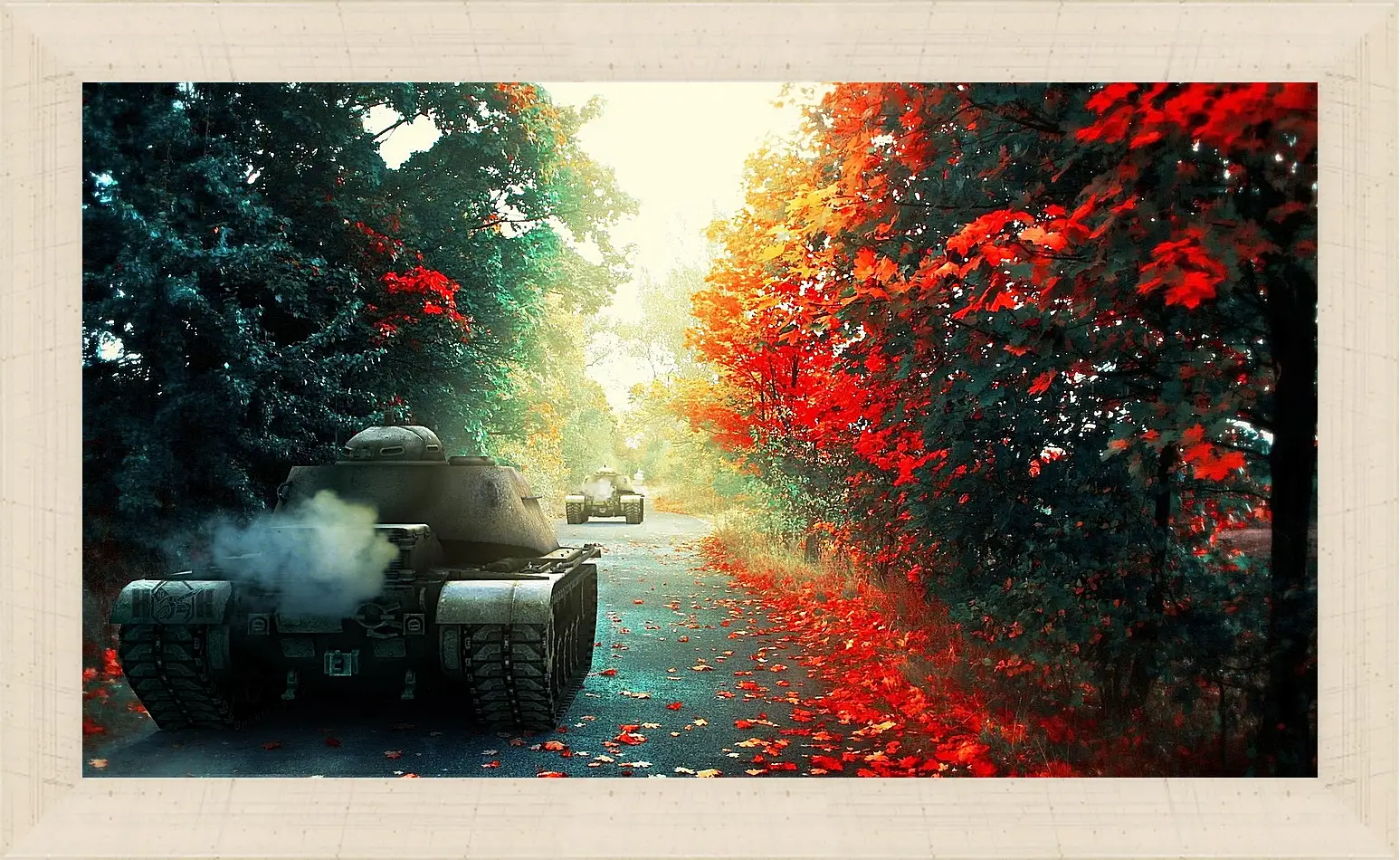 Картина в раме - World Of Tanks