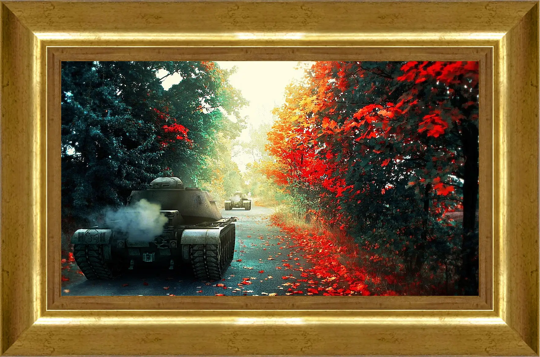 Картина в раме - World Of Tanks