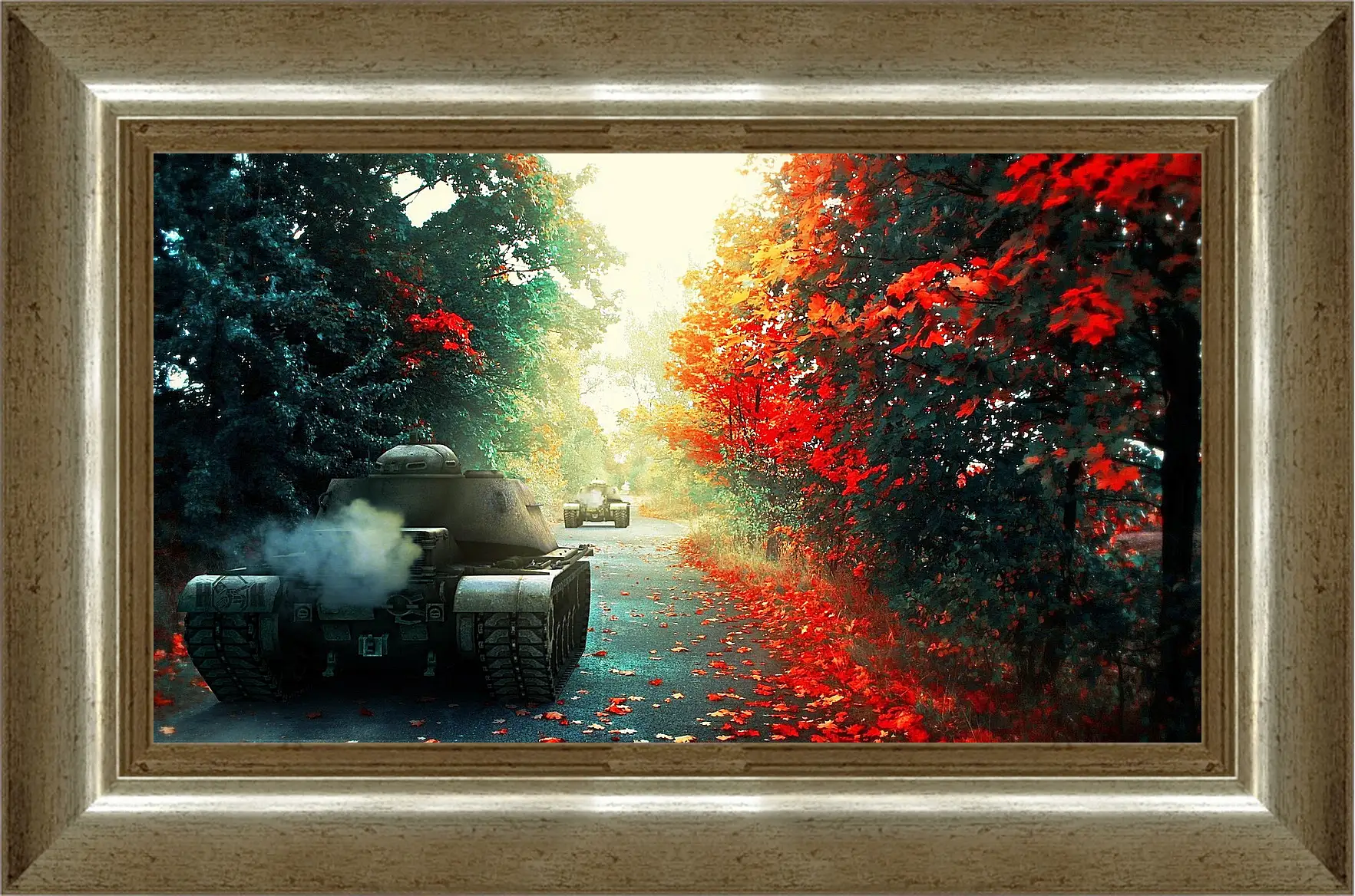 Картина в раме - World Of Tanks