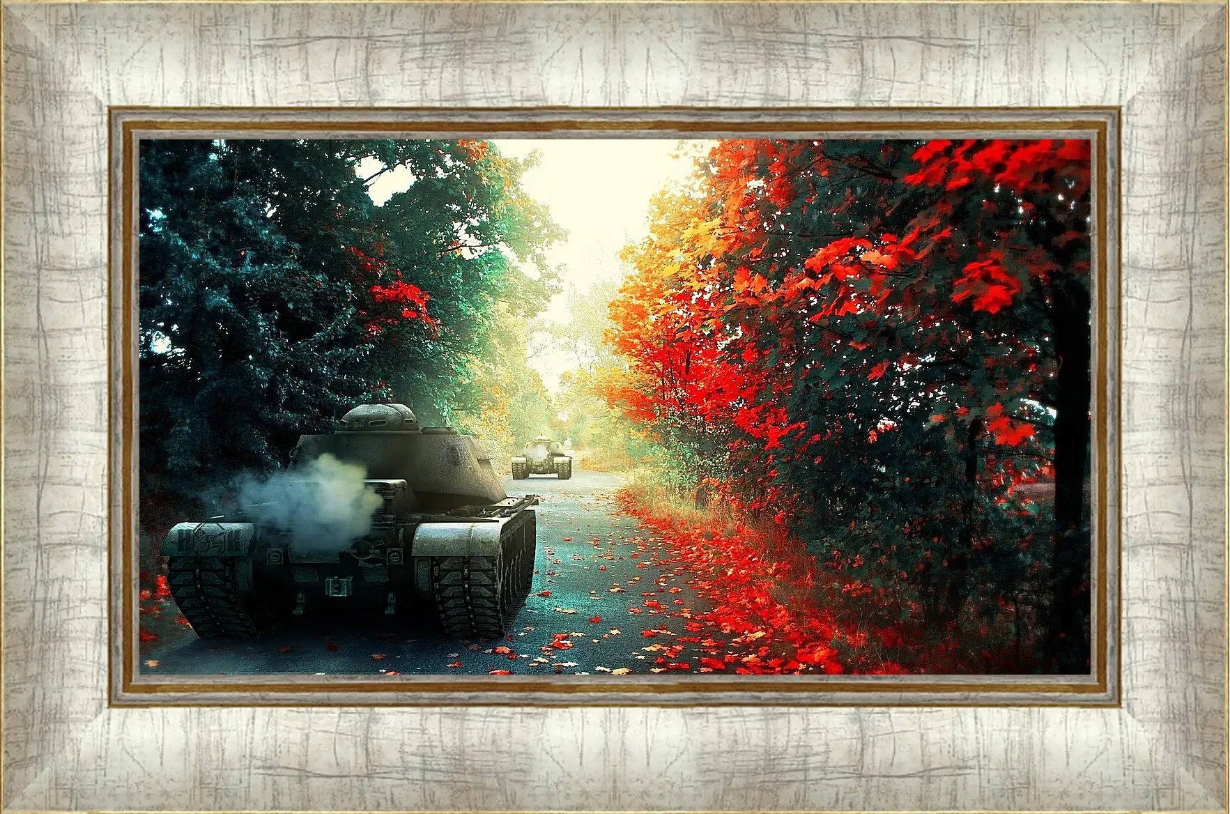 Картина в раме - World Of Tanks