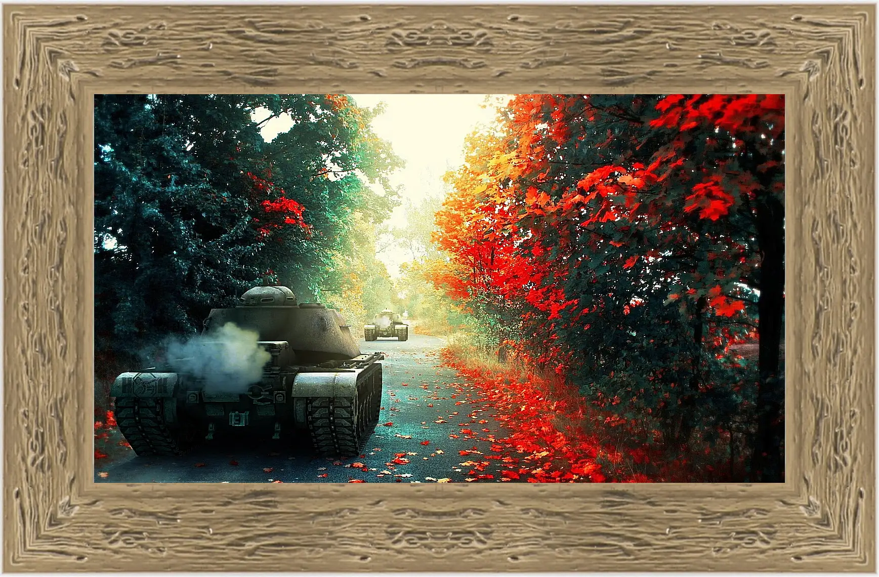 Картина в раме - World Of Tanks