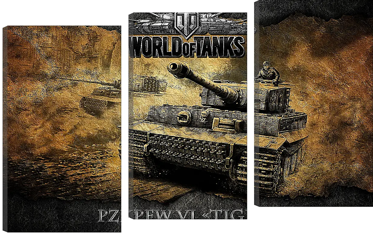 Модульная картина - World Of Tanks