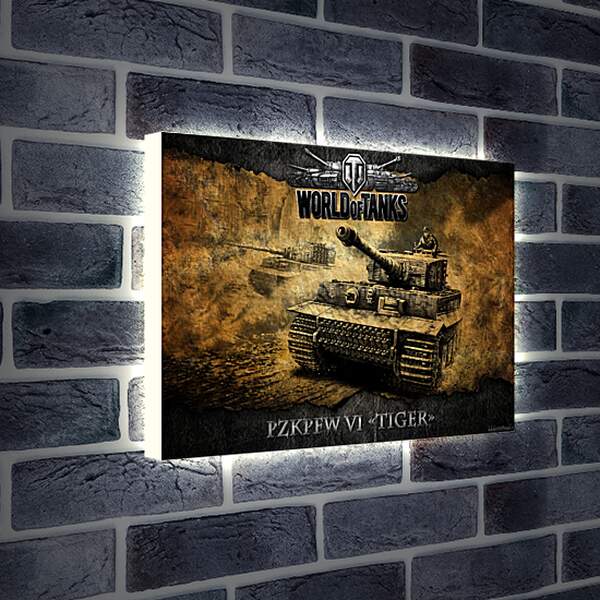 Лайтбокс световая панель - World Of Tanks