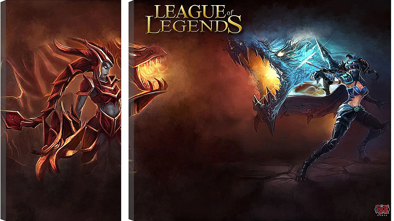 Модульная картина - League Of Legends
