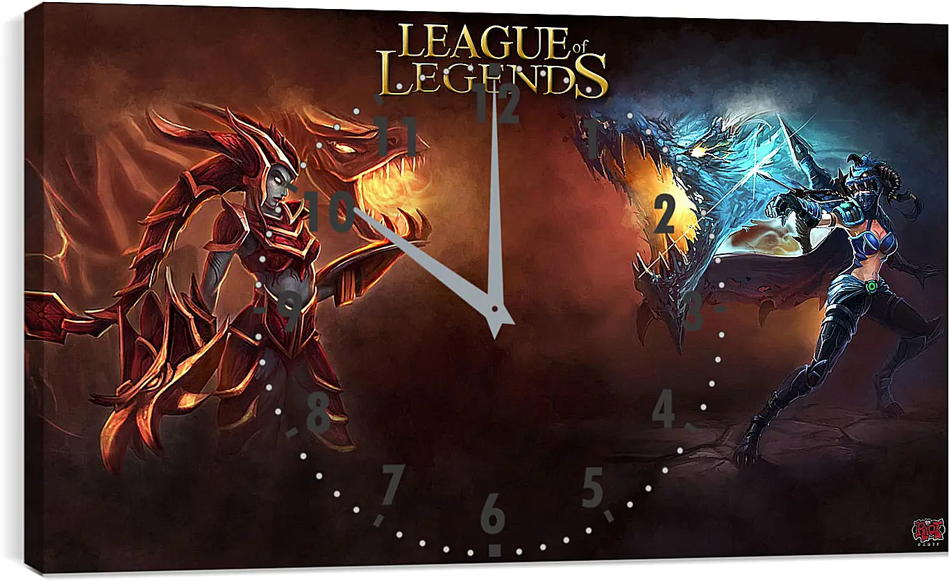 Часы картина - League Of Legends
