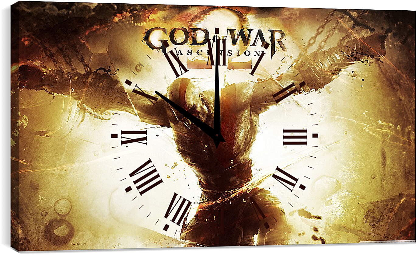 Часы картина - God Of War: Ascension
