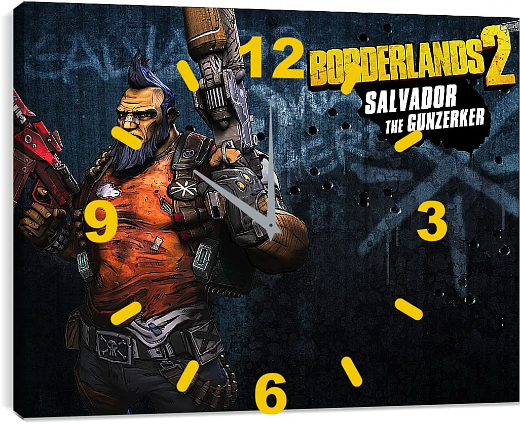 Часы картина - Borderlands
