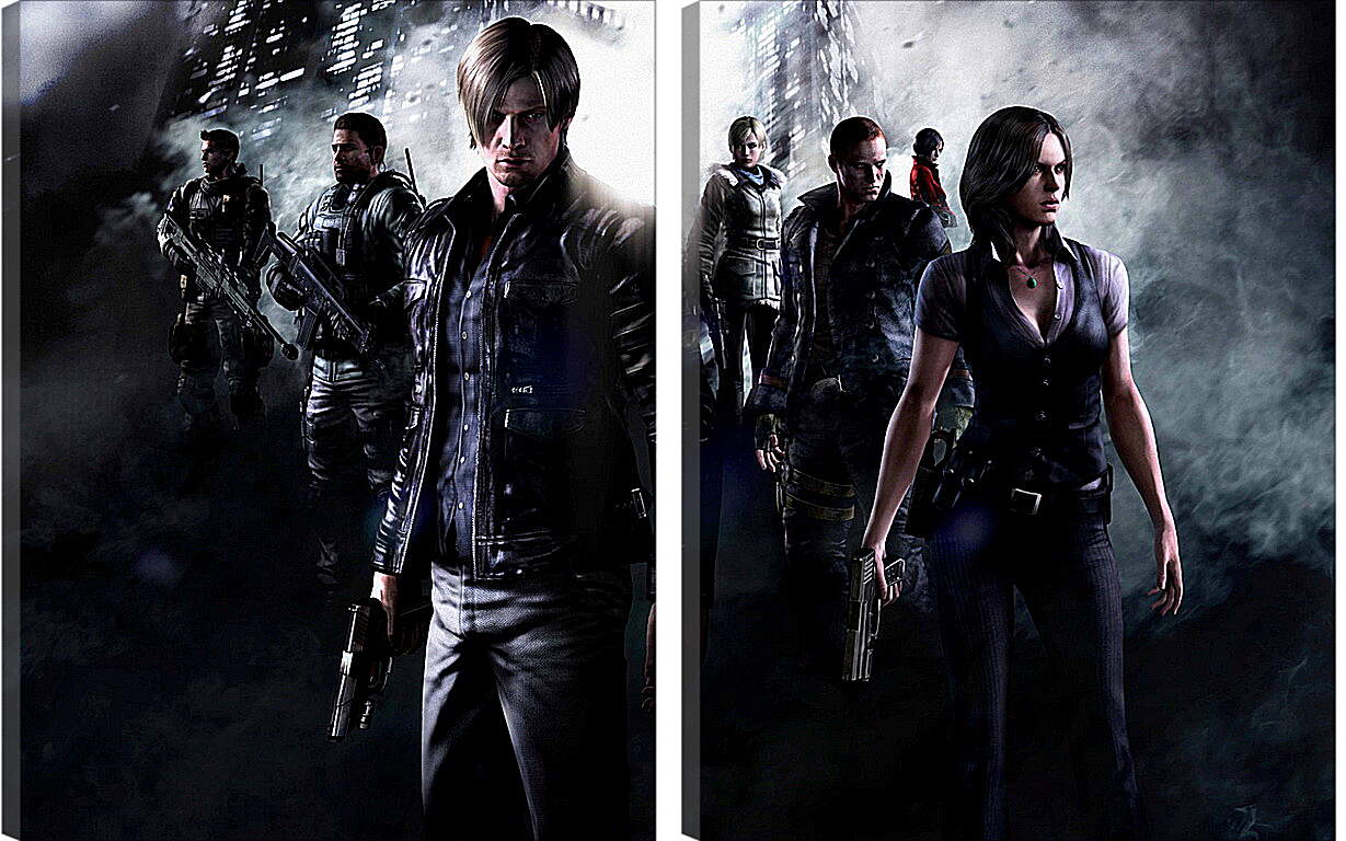 Модульная картина - Resident Evil 6
