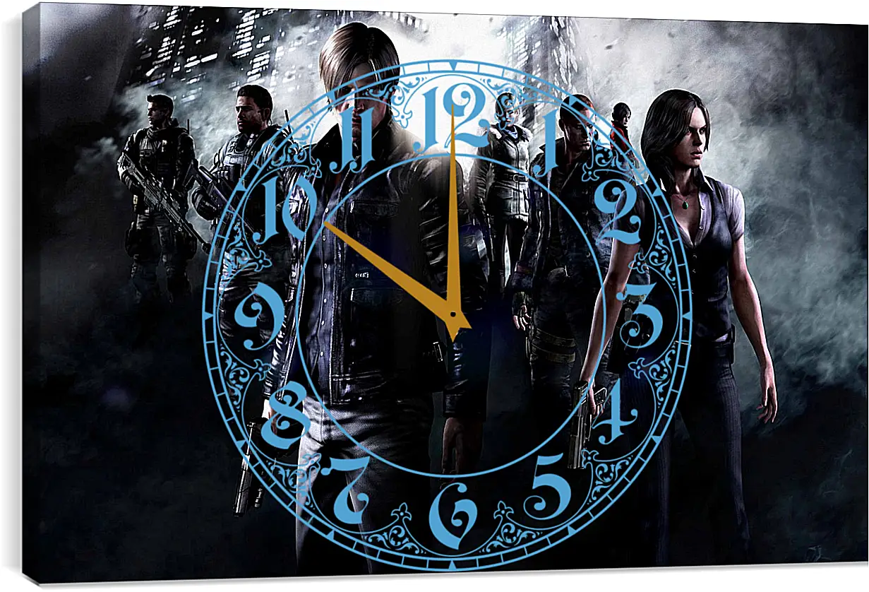 Часы картина - Resident Evil 6

