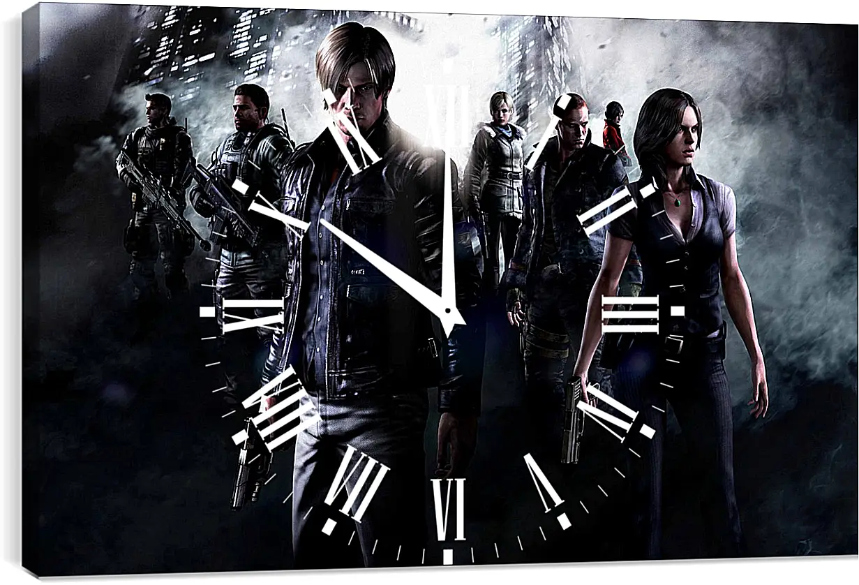 Часы картина - Resident Evil 6
