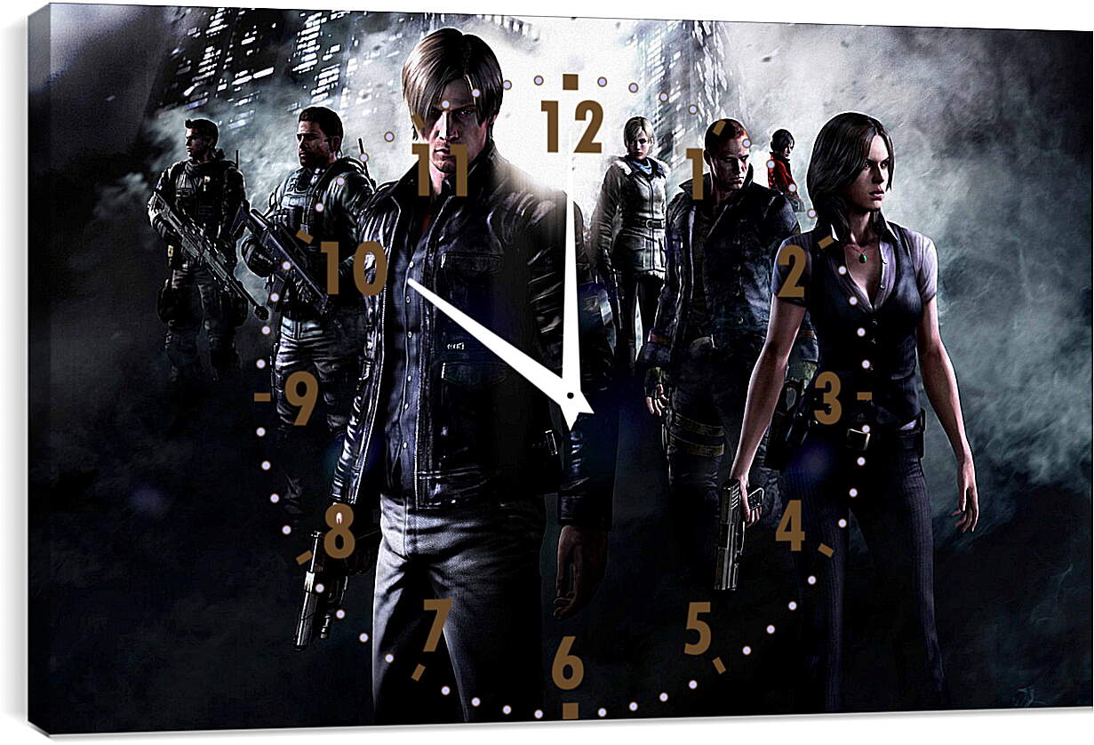 Часы картина - Resident Evil 6
