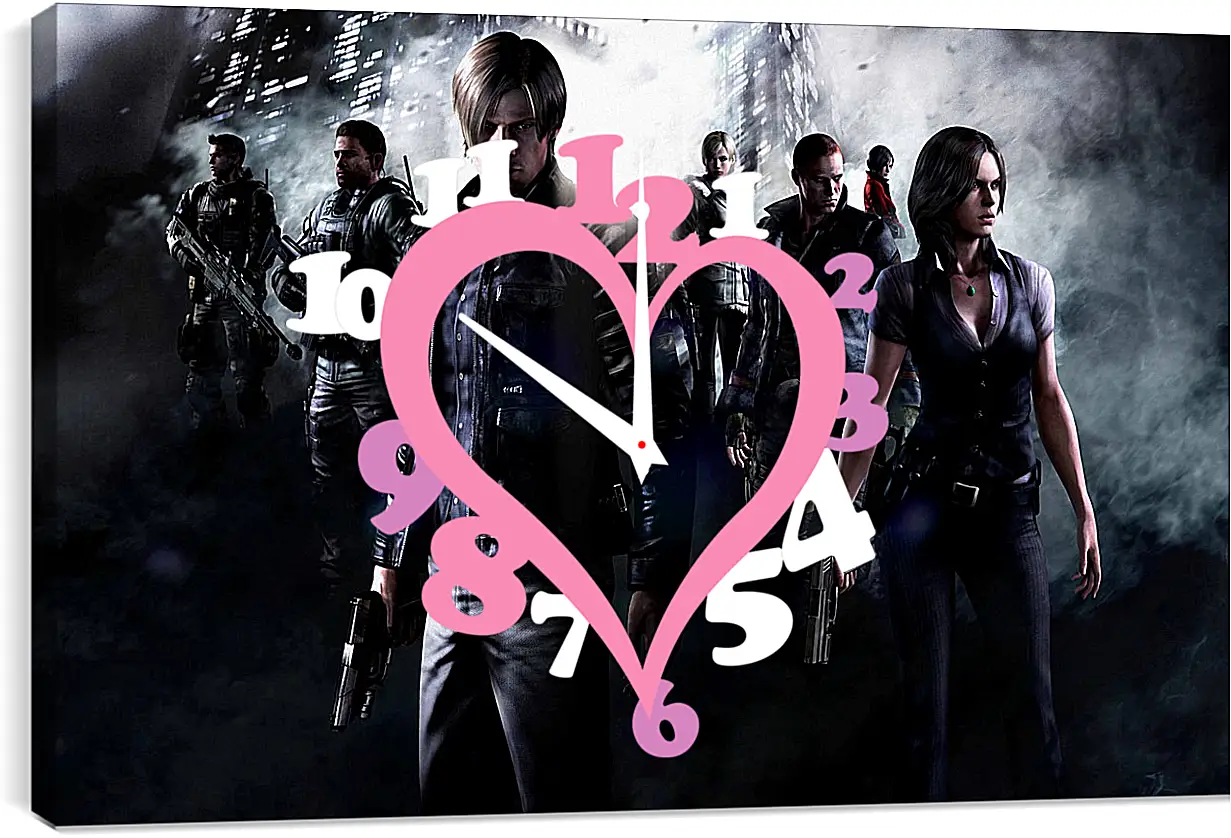 Часы картина - Resident Evil 6
