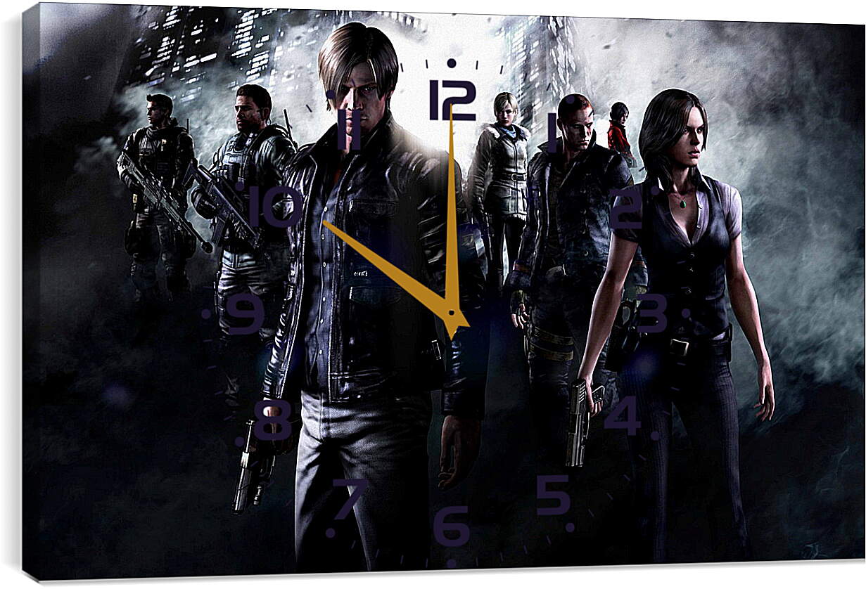 Часы картина - Resident Evil 6
