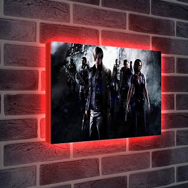 Лайтбокс световая панель - Resident Evil 6
