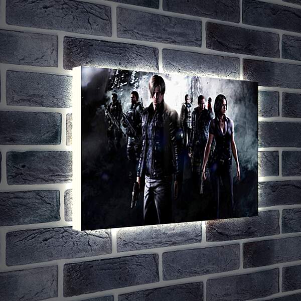Лайтбокс световая панель - Resident Evil 6
