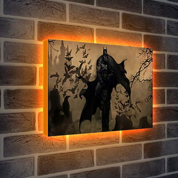 Лайтбокс световая панель - Batman: Arkham City