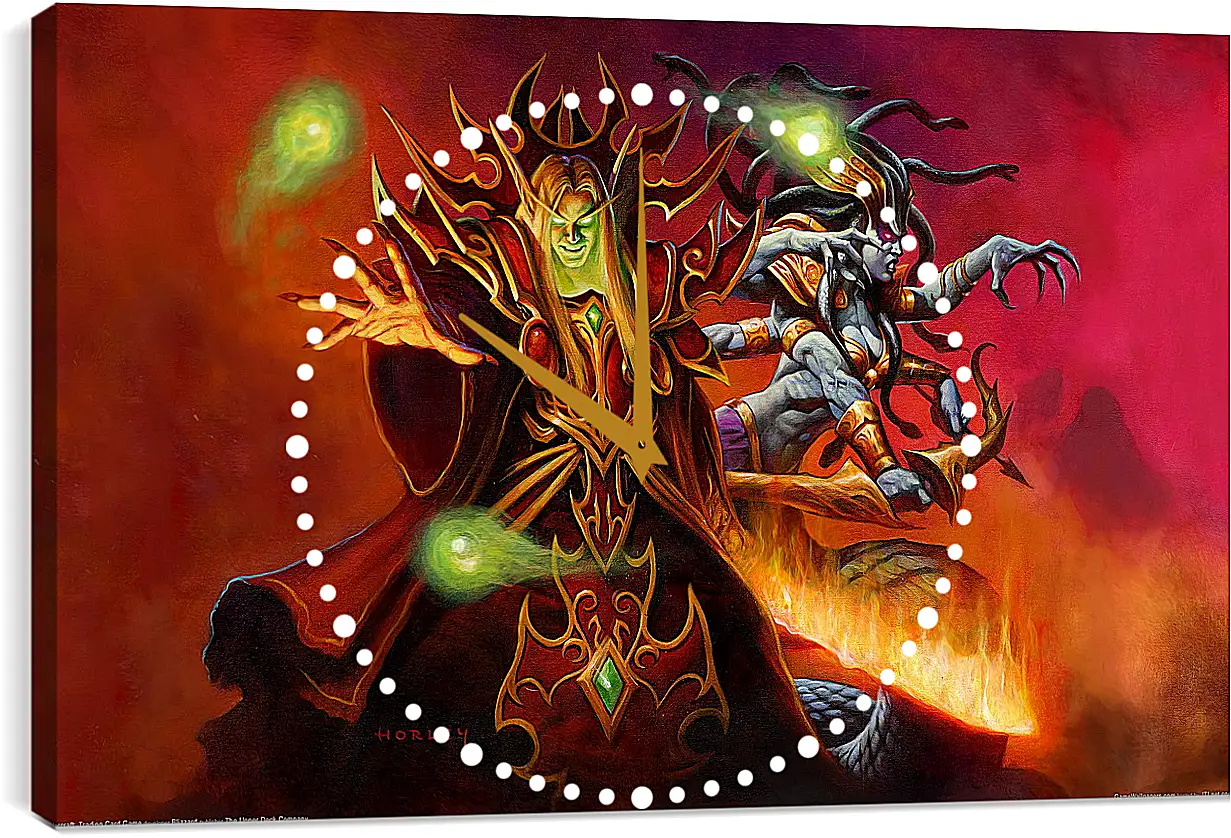 Часы картина - World Of Warcraft