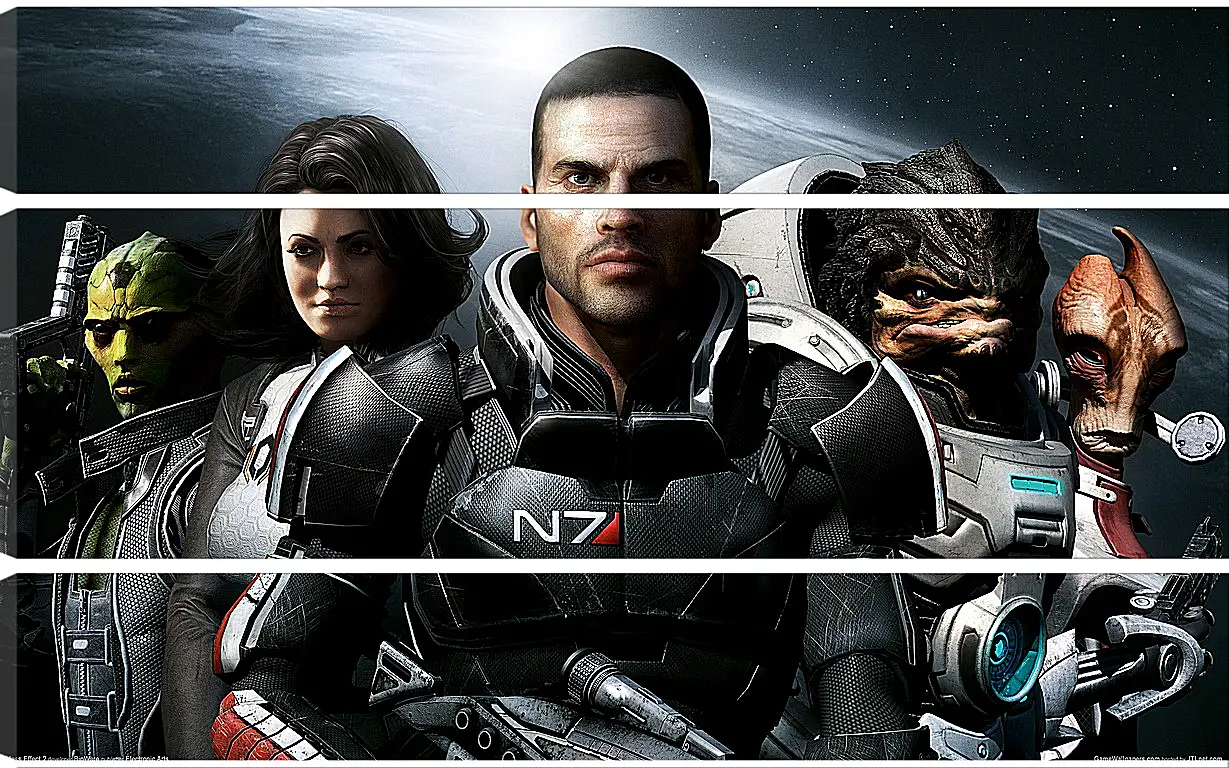 Модульная картина - Mass Effect 2