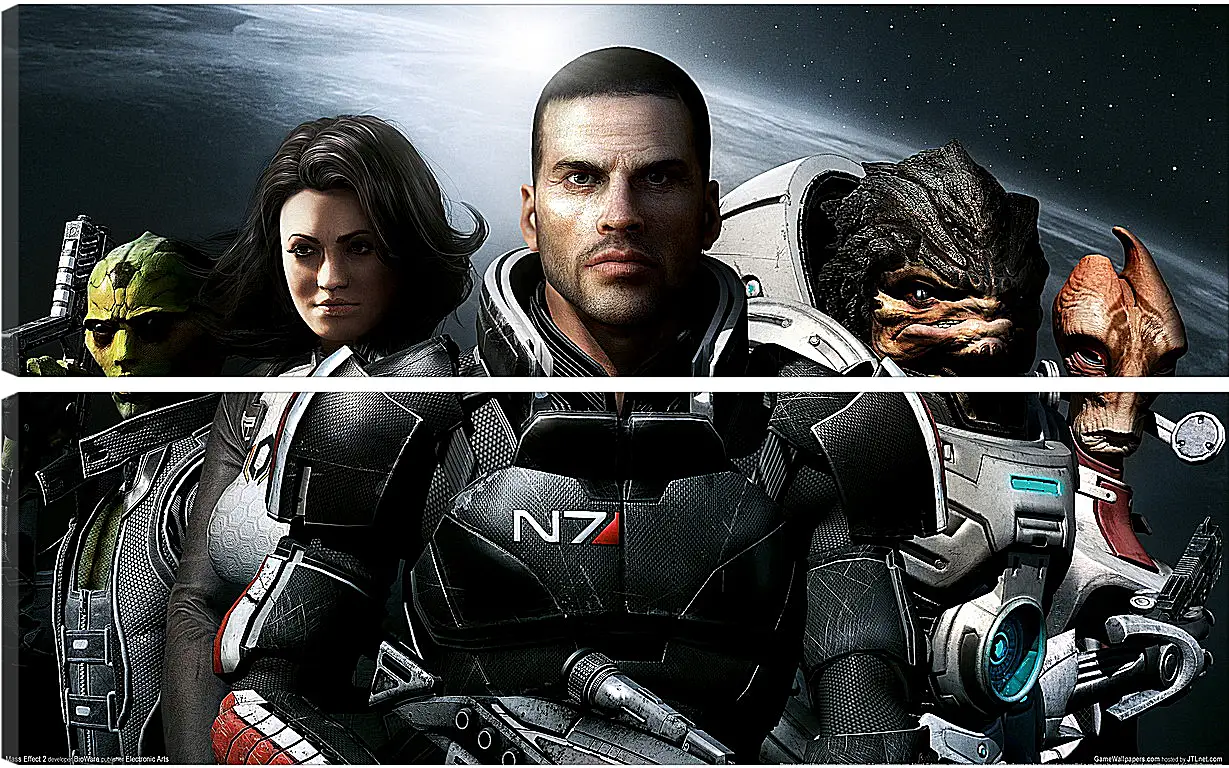 Модульная картина - Mass Effect 2