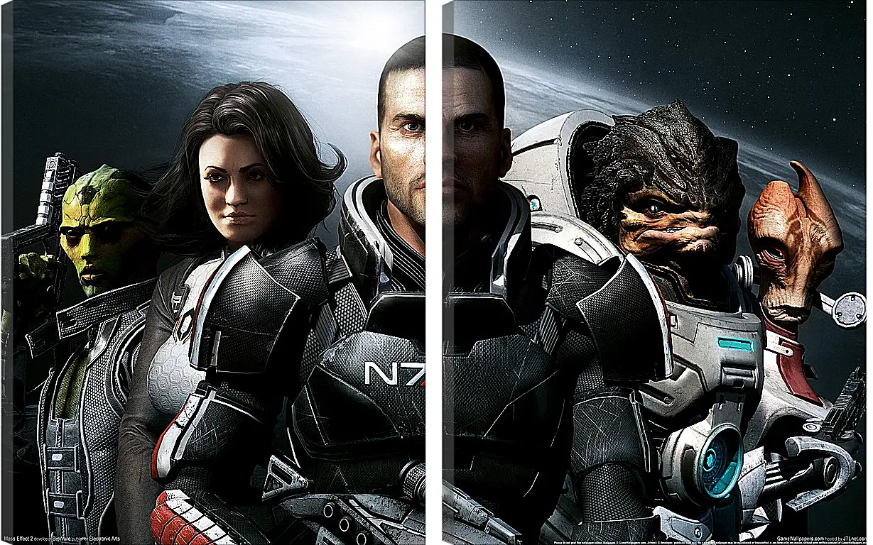 Модульная картина - Mass Effect 2