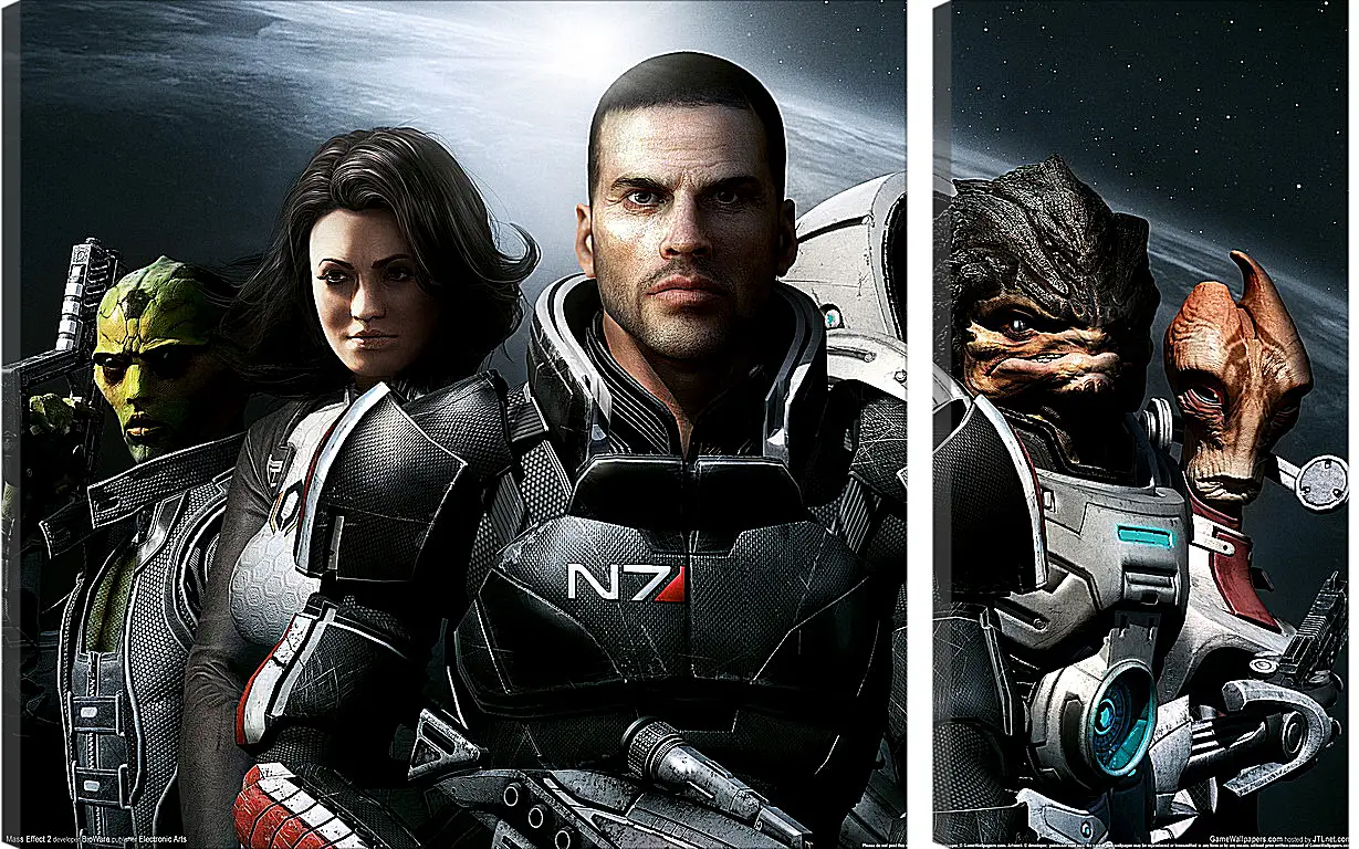 Модульная картина - Mass Effect 2