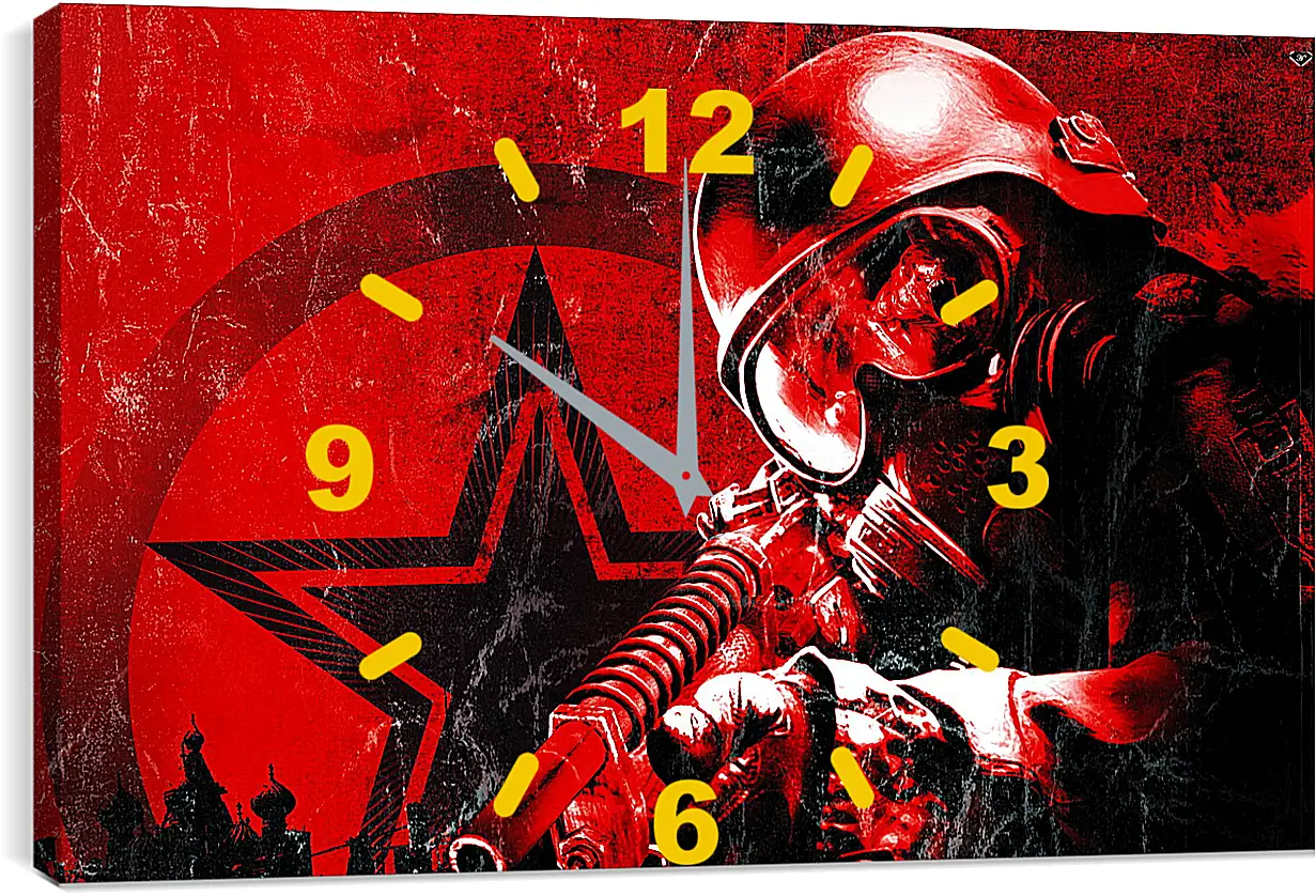 Часы картина - Metro 2033
