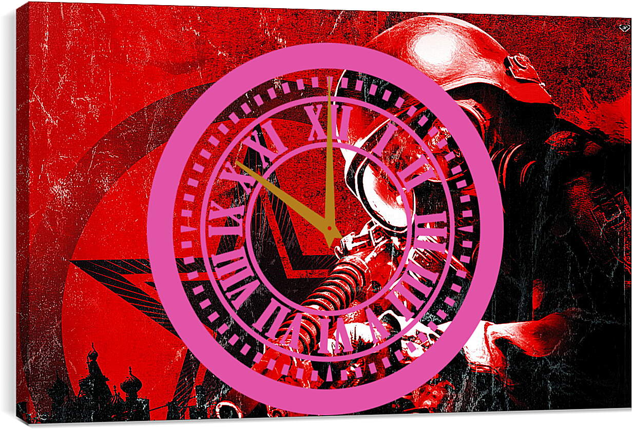 Часы картина - Metro 2033
