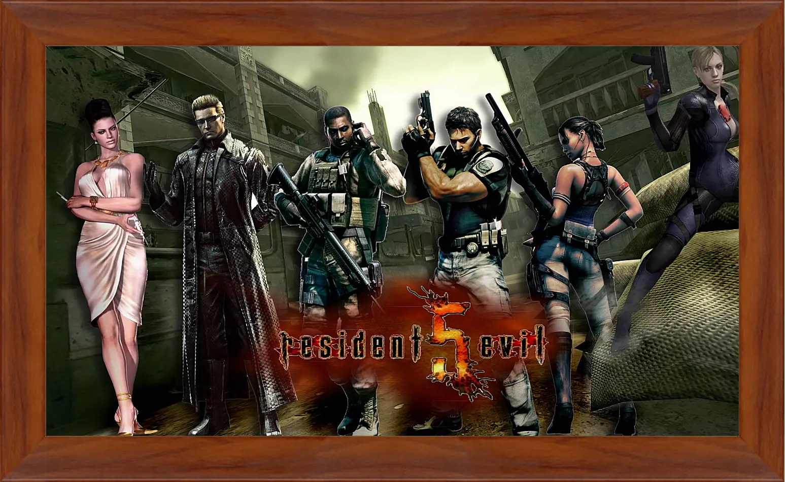 Картина в раме - Resident Evil
