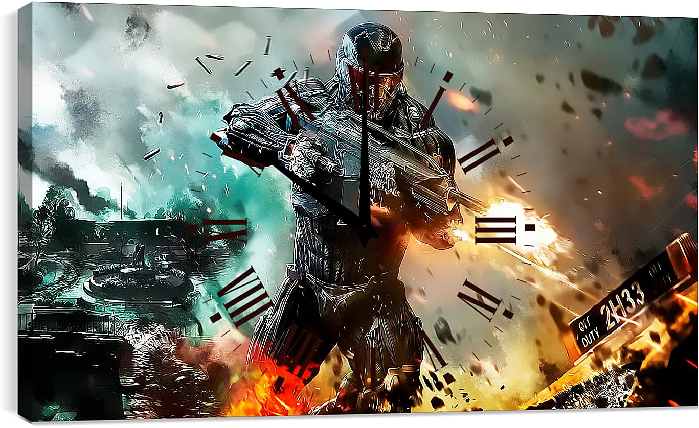 Часы картина - Crysis 2
