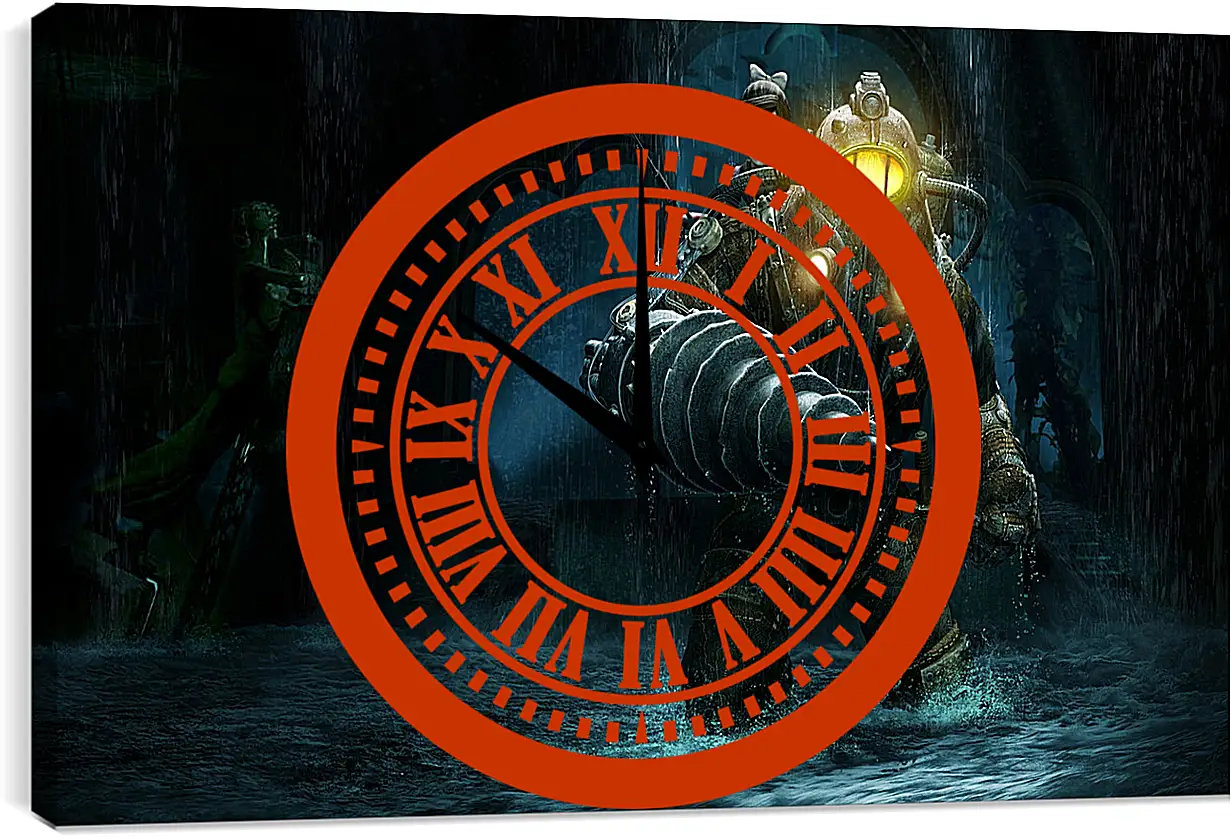 Часы картина - Bioshock 2
