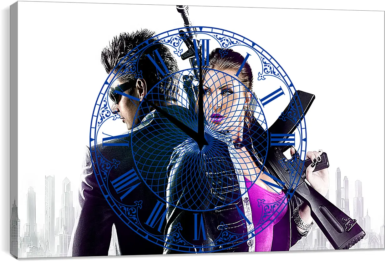 Часы картина - Saints Row: The Third
