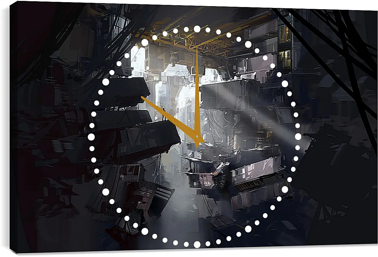 Часы картина - Portal 2
