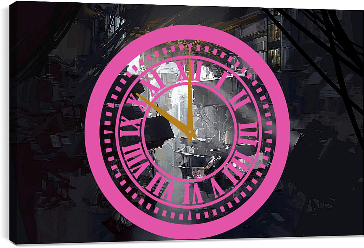 Часы картина - Portal 2
