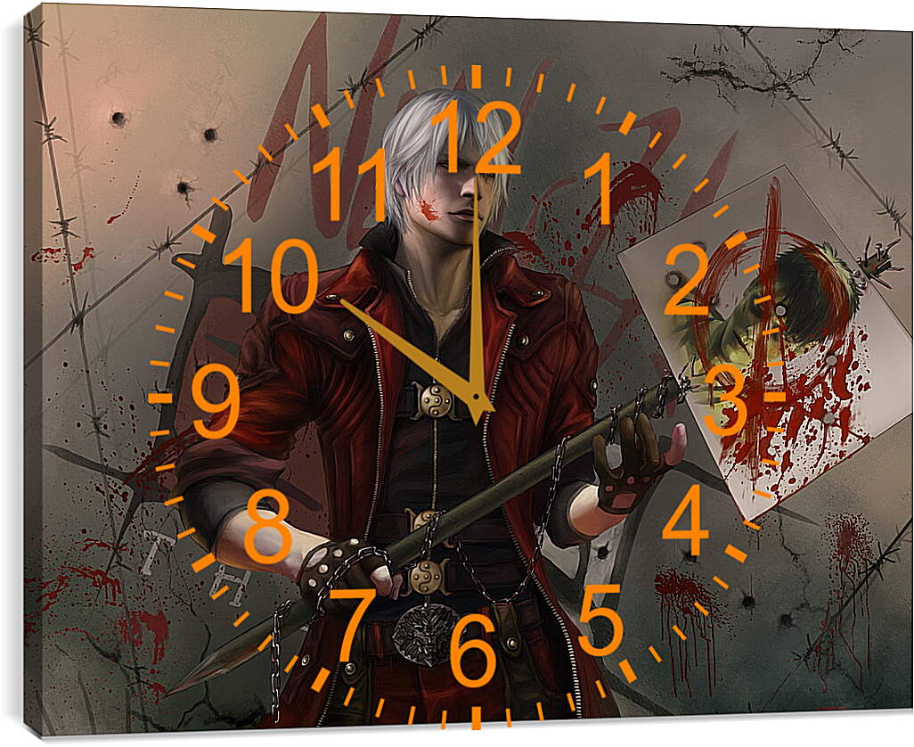 Часы картина - Devil May Cry
