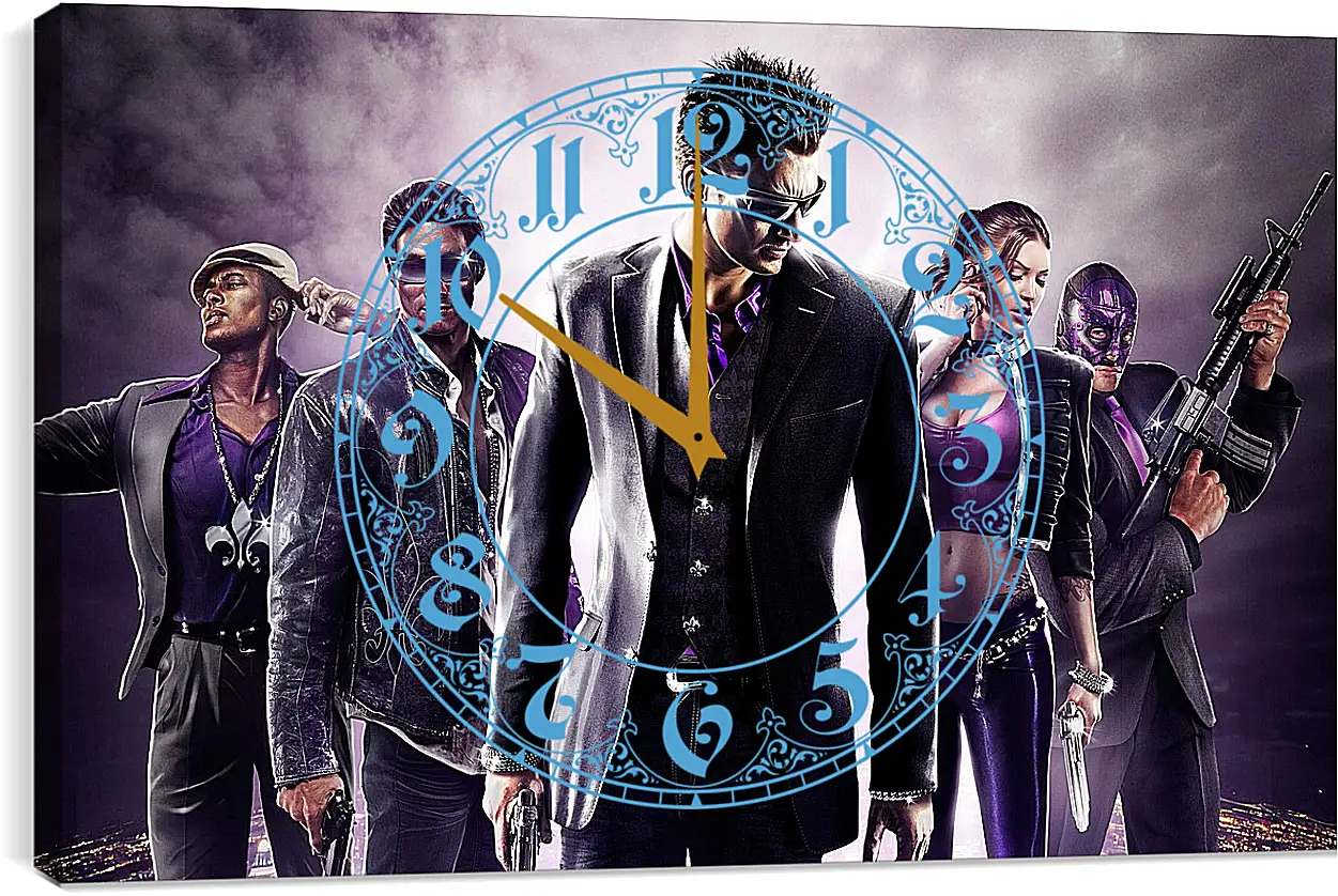 Часы картина - Saints Row: The Third
