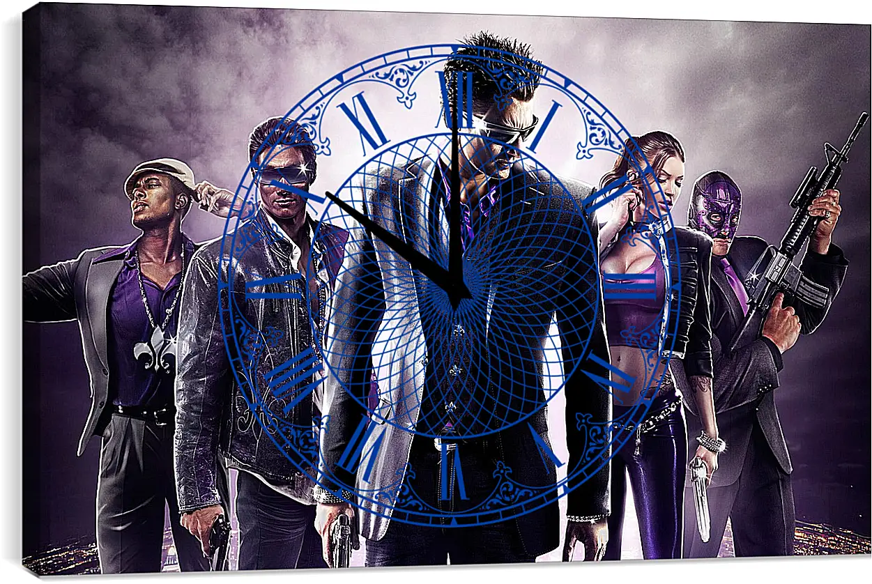 Часы картина - Saints Row: The Third
