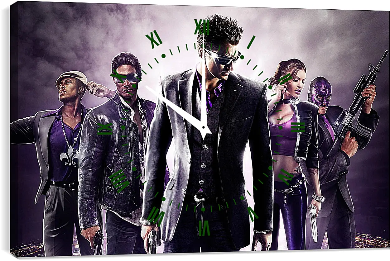 Часы картина - Saints Row: The Third
