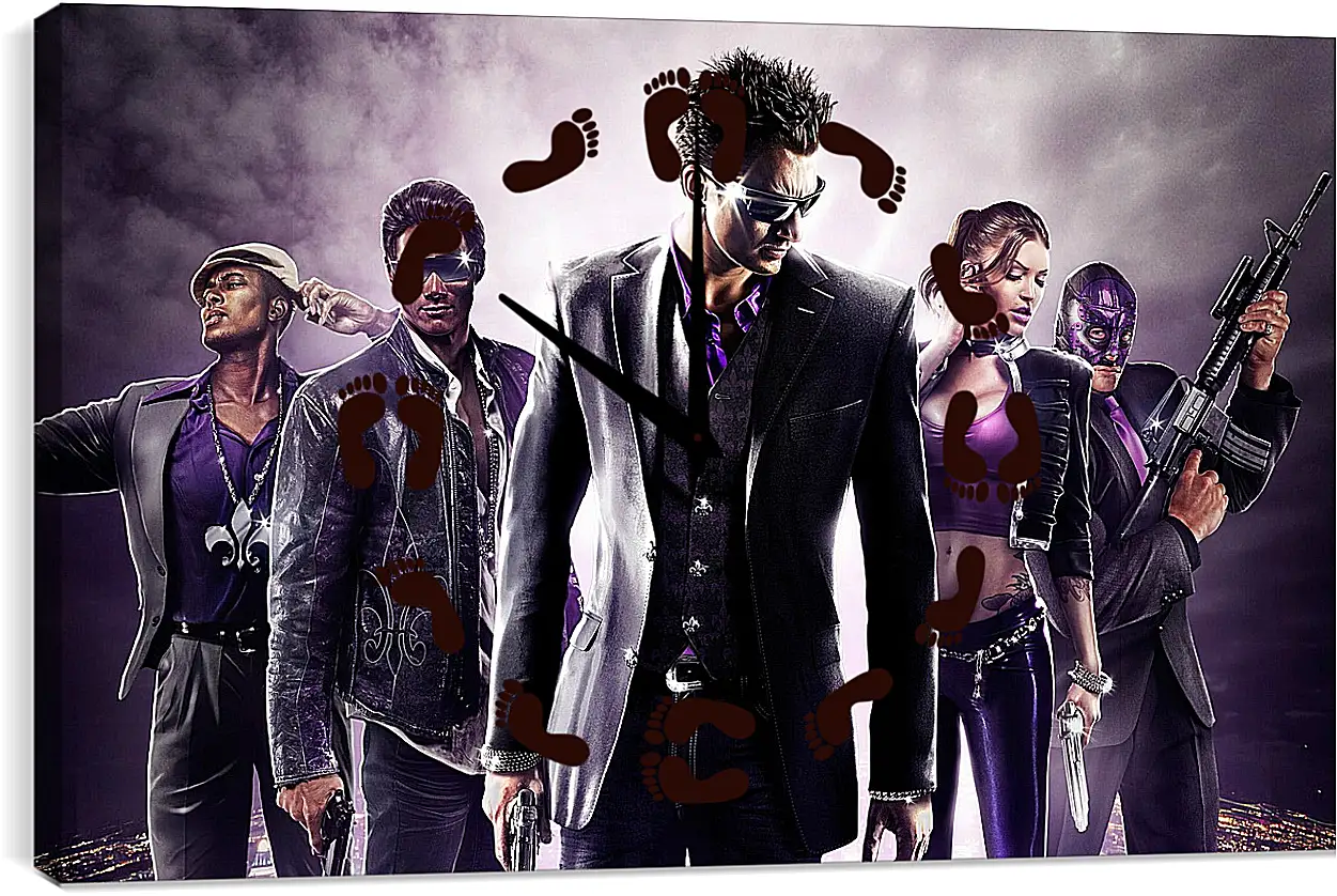 Часы картина - Saints Row: The Third
