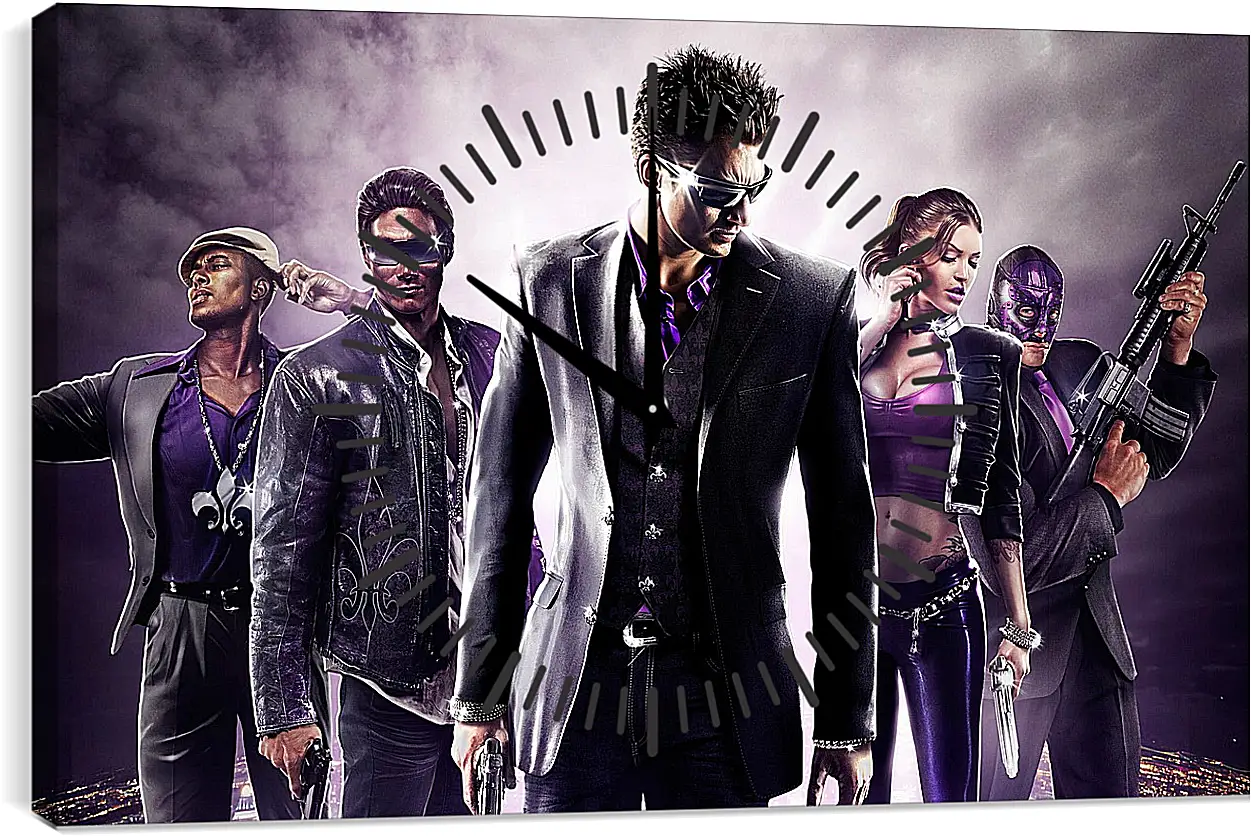 Часы картина - Saints Row: The Third
