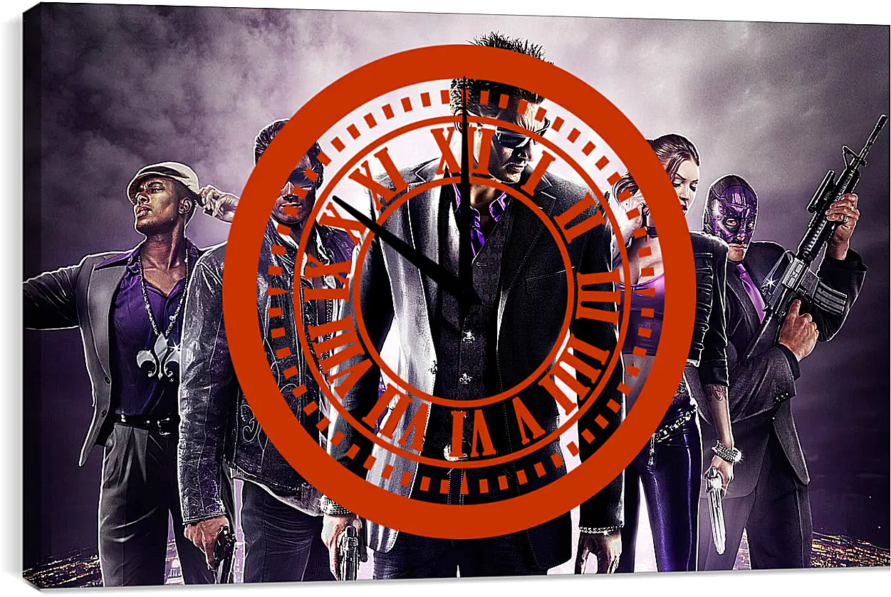 Часы картина - Saints Row: The Third
