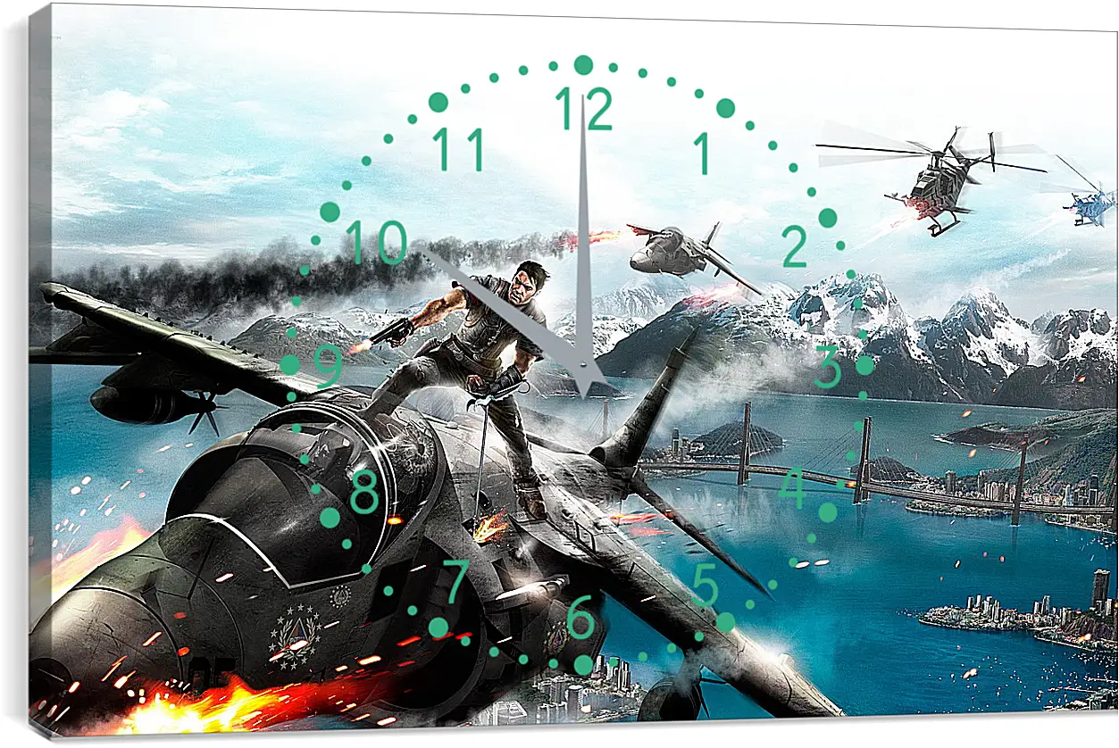 Часы картина - Just Cause 2
