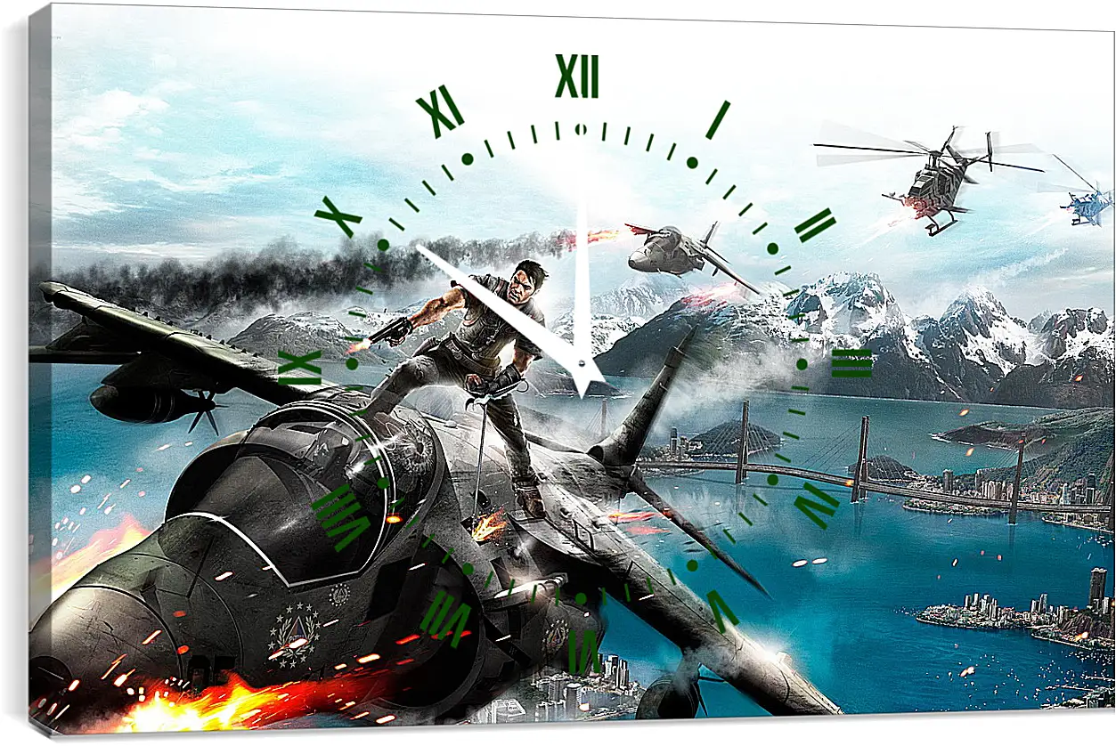Часы картина - Just Cause 2
