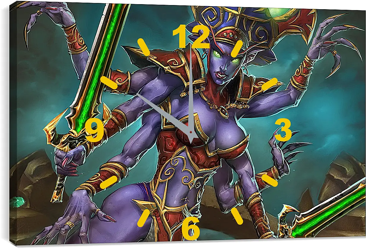 Часы картина - World Of Warcraft